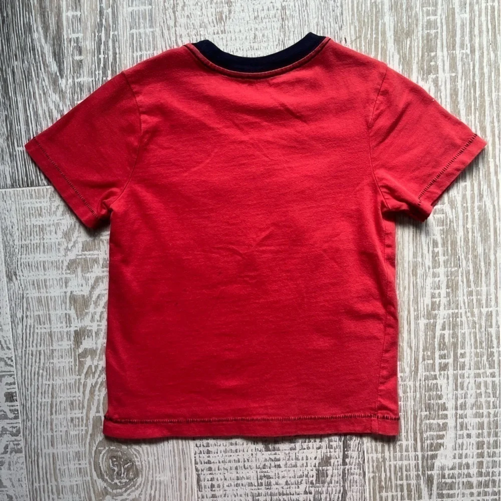 Little boys Gymboree pirate Gorilla Peg Leg T-shirt 4T toddler red